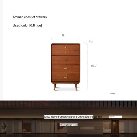 MOYU Isadora Versatile Solid Wood Storage Cabinet from MOYU