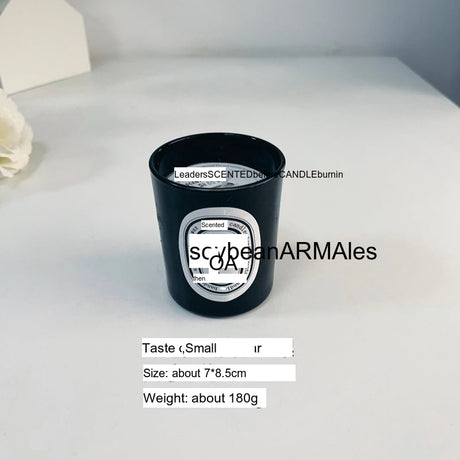 TIANRUN Aveline Vintage Black Matte Ceramic Candle Decoration from TIANRUN