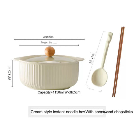 MOSE Double-Ear Instant Noodle Bowl from MOSE