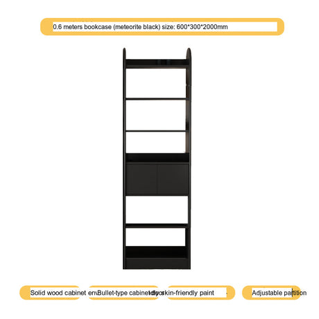 LINYUE Orion Solid Wood Customizable Wall Bookcase from LINYUE