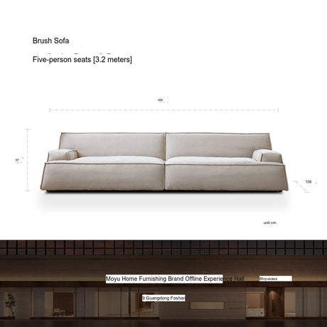 MOYU Thalassa Six-Color Minimalist Sofa from MOYU