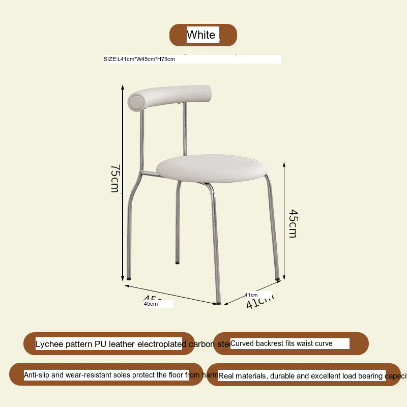 NIYE Astrid Elegant Vintage Leisure Dining Chair from NIYE