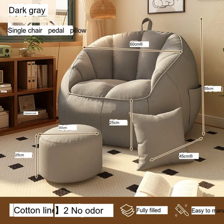 LEDONG Marisol Cozy Soft Bean Bag Chair from LEDONG