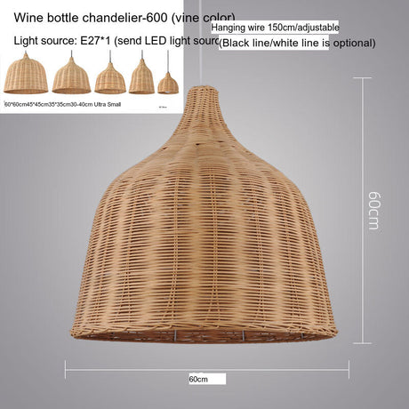 BOJI Takumi Elegant Bamboo Ceiling Lamp from BOJI