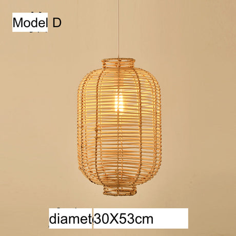 BOJI Kintaro Elegant Bamboo Chandeliers from BOJI