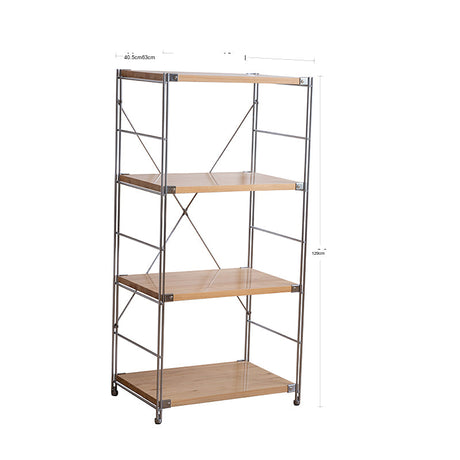 BAIYA SHUNAN Haruki Elegant Wooden Multilayer Storage Rack from BAIYA SHUNAN