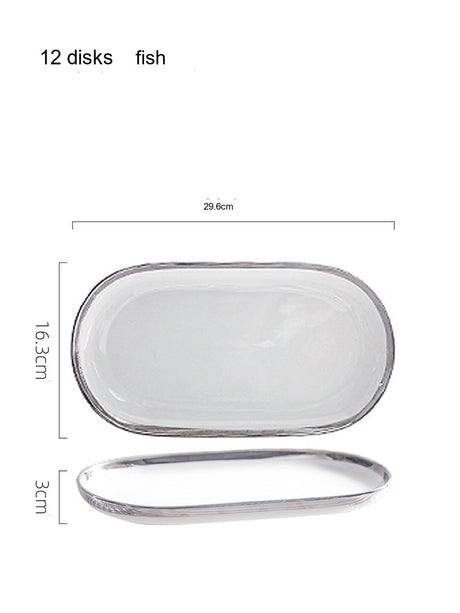 LIVETAI Marcellus Elegant Ceramic Tableware Set from LIVETAI