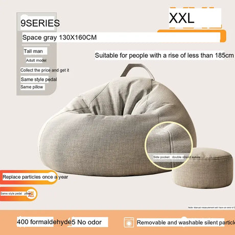 LEDONG Elowen Cozy Creative Bean Bag Chair from LEDONG