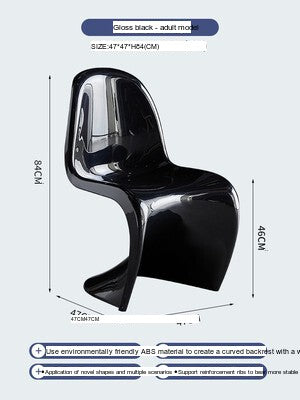 NIYE Alborz Sleek Modern Acrylic High Chair from NIYE