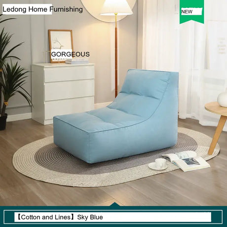 LEDONG Haruka Plush Adjustable Recliner Bean Bag Sofa from LEDONG