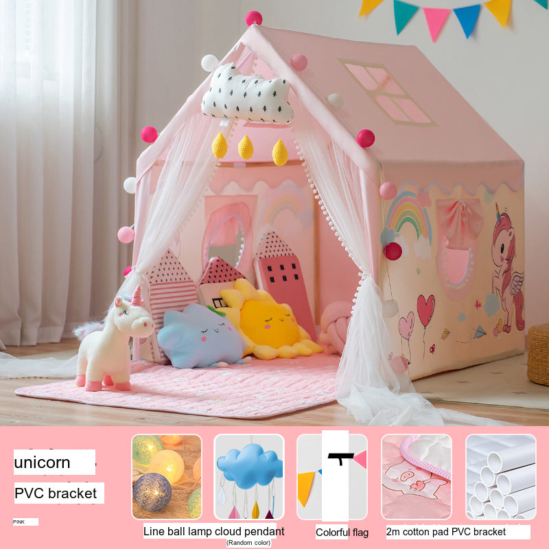 LITTLE DOVE Santiago Enchanted Indoor Castle Tent Playhouse from LITTLE DOVE