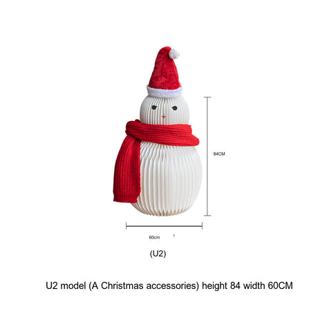 SHIBA Isolde Festive Nordic Outdoor Snowman Decoration from SHIBA