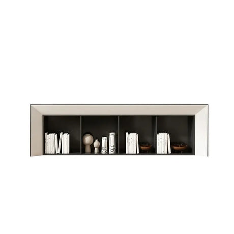 LINYUE Isla French Cream Style Fireplace Bookshelf from LINYUE