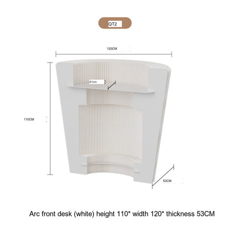 SHIBA Isambard Modern Minimalist Reception Desk from SHIBA
