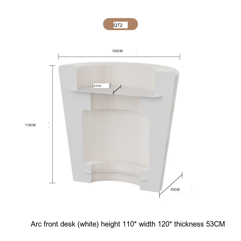SHIBA Isambard Modern Minimalist Reception Desk from SHIBA