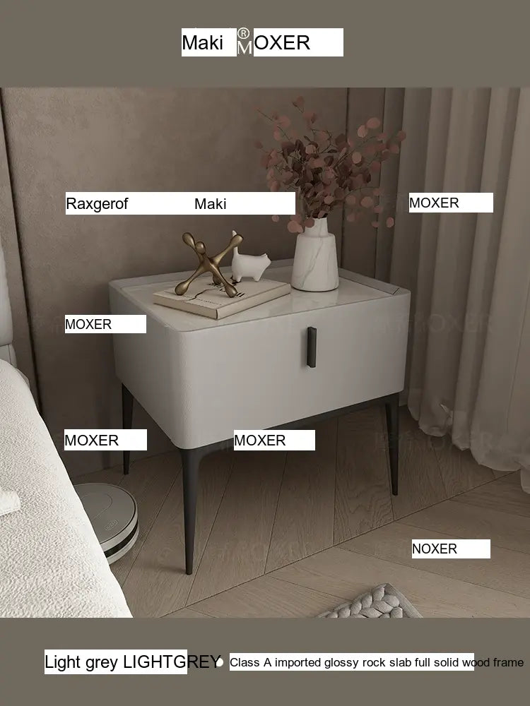 MOXER Lira Modern Simple Nightstand Table from MOXER