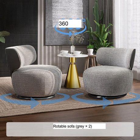 FANMINGDI Lichtenstein Chic Lightweight Sofa Chair Set from FANMINGDI