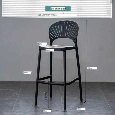 ABOUT WHITE Matilda Contemporary Chic Bar Stool from ABOUT WHITE
