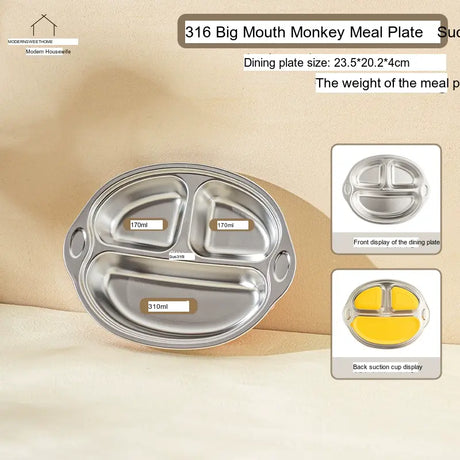 MH Isabella Eco-Friendly Durable Childrens Dinner Plate from MH