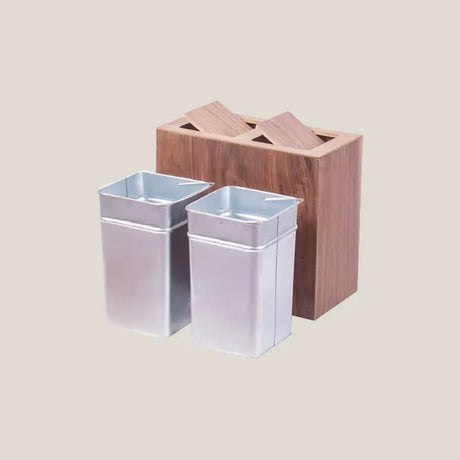 FIRST CLASS CARPENTER Haruki Modern Wooden Rectangular Trash Can from FIRST CLASS CARPENTER