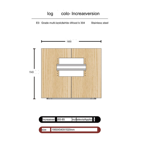TELLS Santiago Sleek Minimalist TV Stand from TELLS
