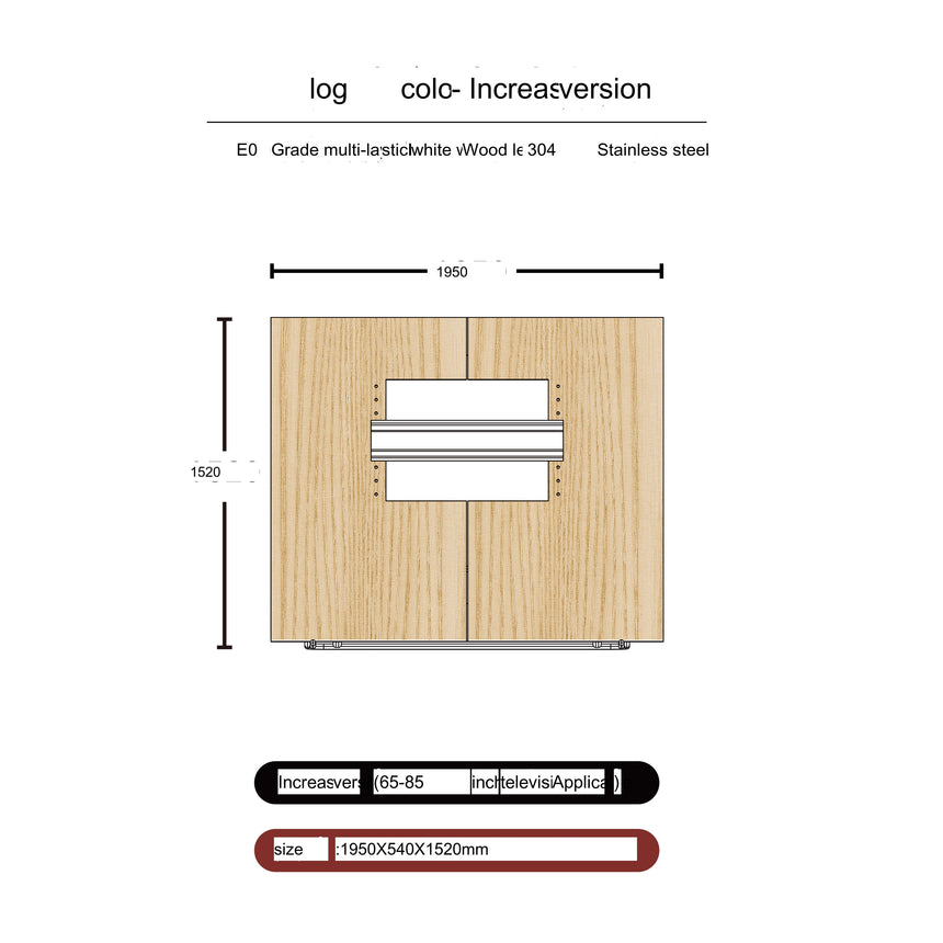 TELLS Santiago Sleek Minimalist TV Stand from TELLS