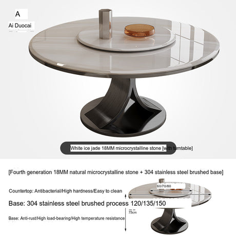 Seaton Lazy Susan Dining Table from MODENG