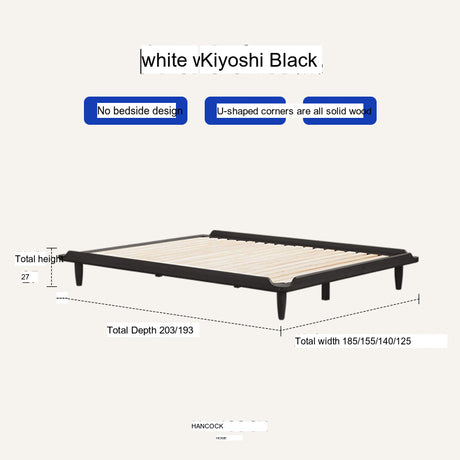 HANKE Isabell Elegant Cherrywood Tatami Bed Frame from HANKE