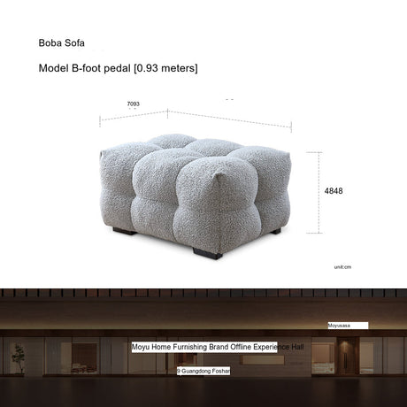 MOYU Elowen Plush Vintage Velvet Sofa from MOYU
