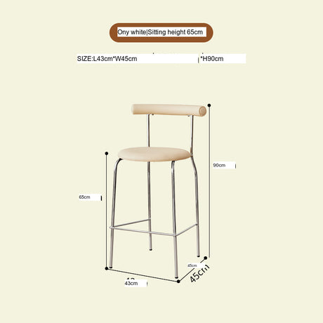 NIYE Solene Modern Chic Luxury High Stool from NIYE
