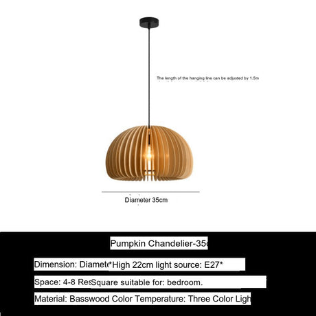 BOJI Takumi Rustic Elegant Wooden Ceiling Lamp from BOJI