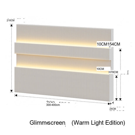 SHIBA Takashiro Illuminated Mobile Partition Screen from SHIBA