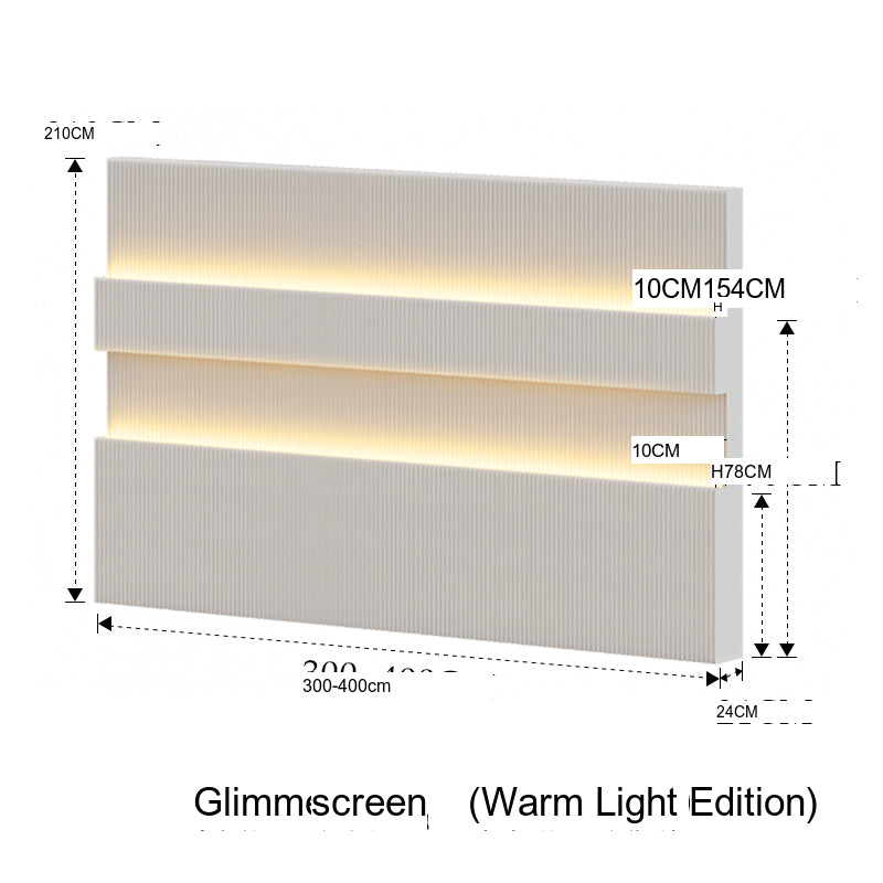 SHIBA Takashiro Illuminated Mobile Partition Screen from SHIBA