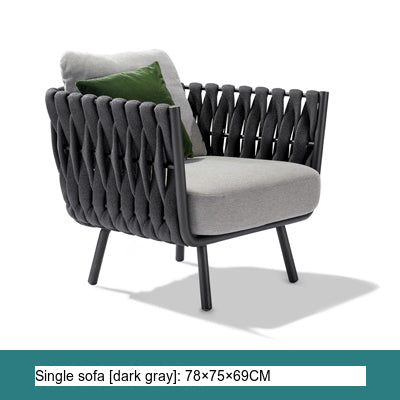 RATTAN SPACE Alhambra Waterproof Nordic Garden Chair Set from RATTAN SPACE