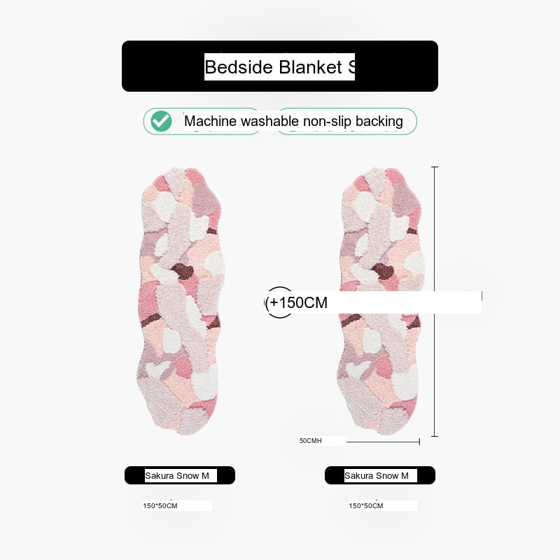 KENZAKI Sakura Snow Washable Rug from KENZAKI