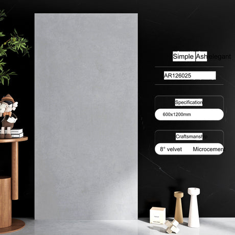 LOFTWELL Santiago Luxurious Soft-Light Velvet Microcement Tile from LOFTWELL