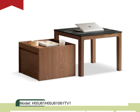 GENJI Hiroshi Minimalist Oak Coffee Table from GENJI
