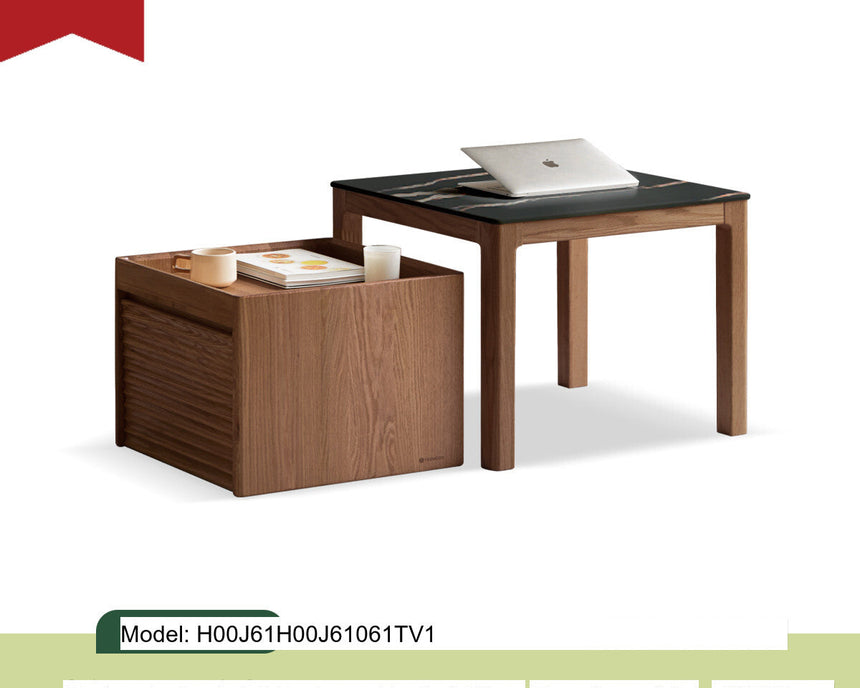 GENJI Hiroshi Minimalist Oak Coffee Table from GENJI