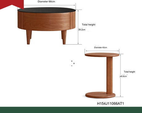 GENJI Yoshiko Minimalist Ash Wood Coffee Table from GENJI