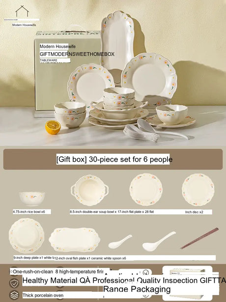 MH Elowen Elegant Dinnerware Gift Set from MH