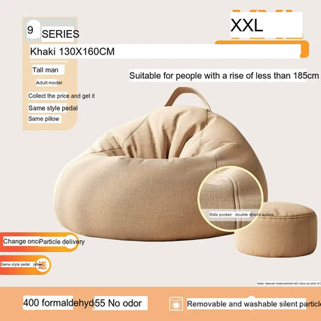 LEDONG Elowen Cozy Creative Bean Bag Chair from LEDONG