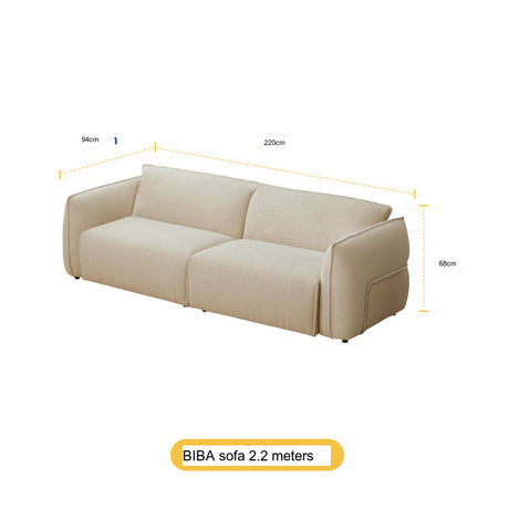 HANKE Elowen Stylish Minimalist Black Sofa from HANKE
