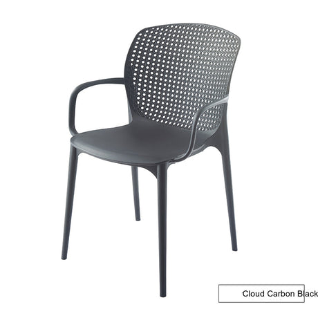 NIYE Elowen Stylish Hollow Plastic Dining Chair from NIYE
