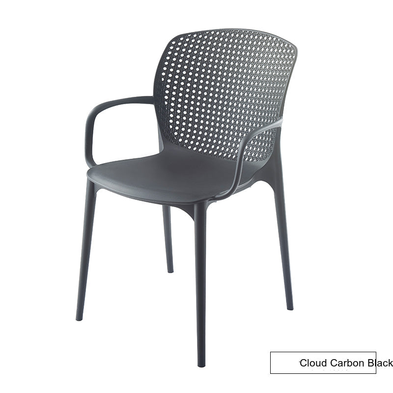 NIYE Elowen Stylish Hollow Plastic Dining Chair from NIYE