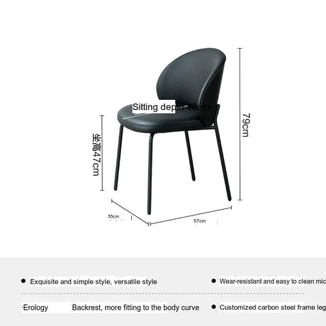 SOOGOOD Lichtenstein Elegant Shell Dining Chair from SOOGOOD