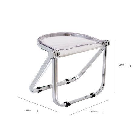 THOUGHTS Marcellus Transparent Folding Makeup Stool from THOUGHTS