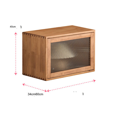BAIYA SHUNAN Akira Elegant Natural Wood Storage Bookshelf from BAIYA SHUNAN