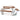 DIME GARDEN Marisol Elegant Dining Set with Umbrella Kit from DIME GARDEN