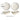 MOSE White Circle Dinner Plate Set from MOSE