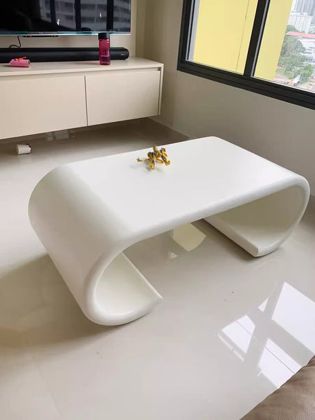 ROOMHOME Hashtag Brielle Nordic Minimalist Fiberglass Coffee Table. from ROOMHOME